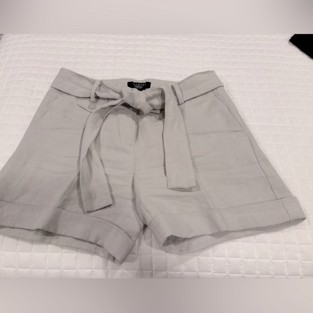 Linen shorts by Talbot’s.
